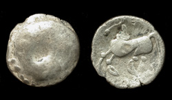 Danube Celts, AR Drachm, 200-100 BC.